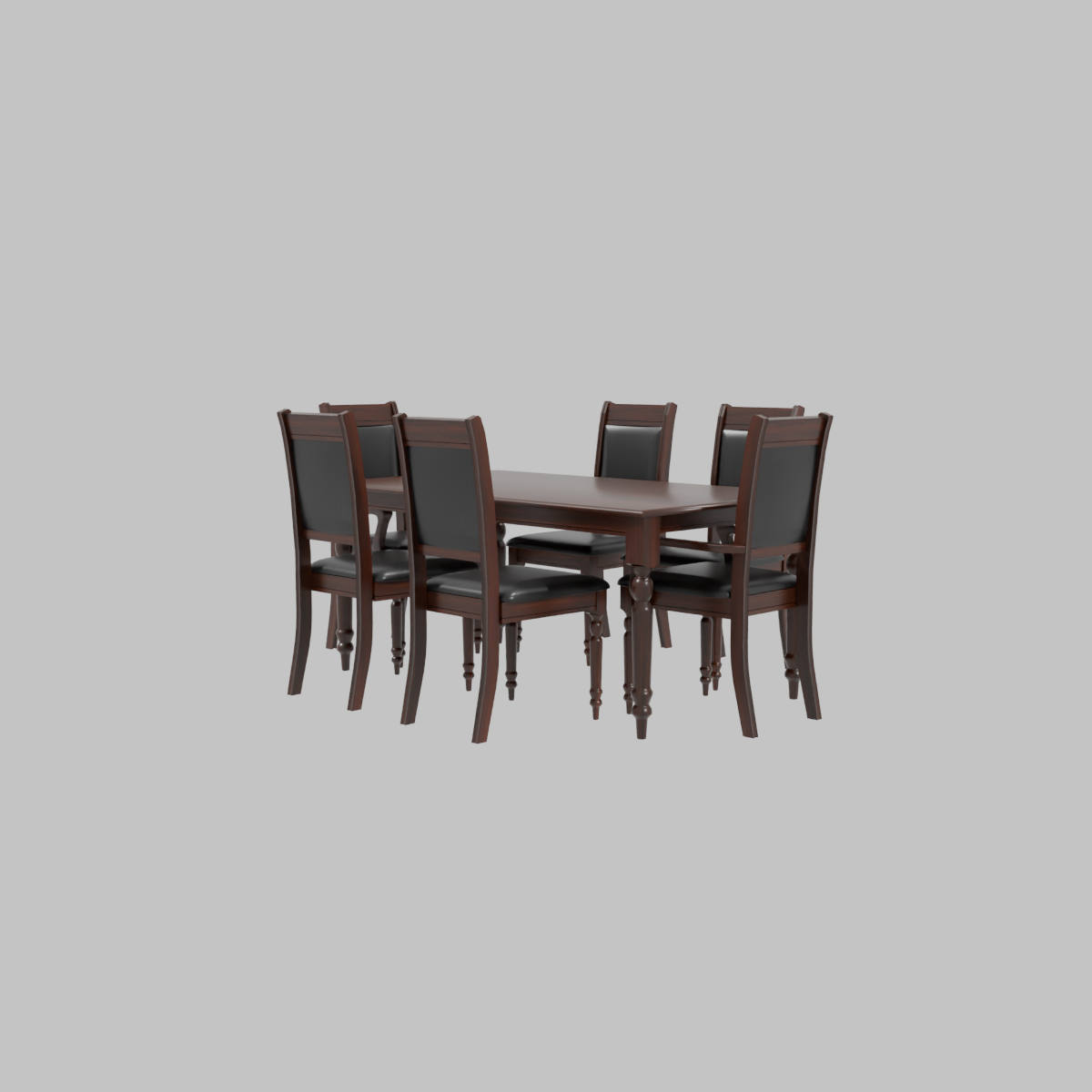 JUEGO DE COMEDOR SURYA 4 SILLAS + 2 SITIALES