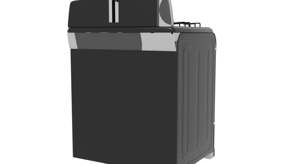 Stylish Gas Range Oven Model - Professional 3D Model Render 6