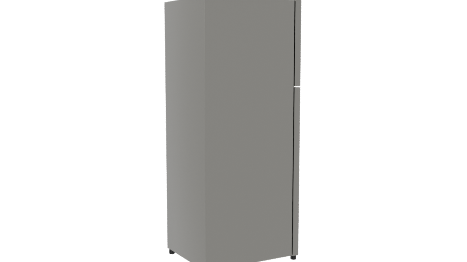 Sleek Stainless Steel Refrigerator 3D Model - Professional 3D Model Render 7