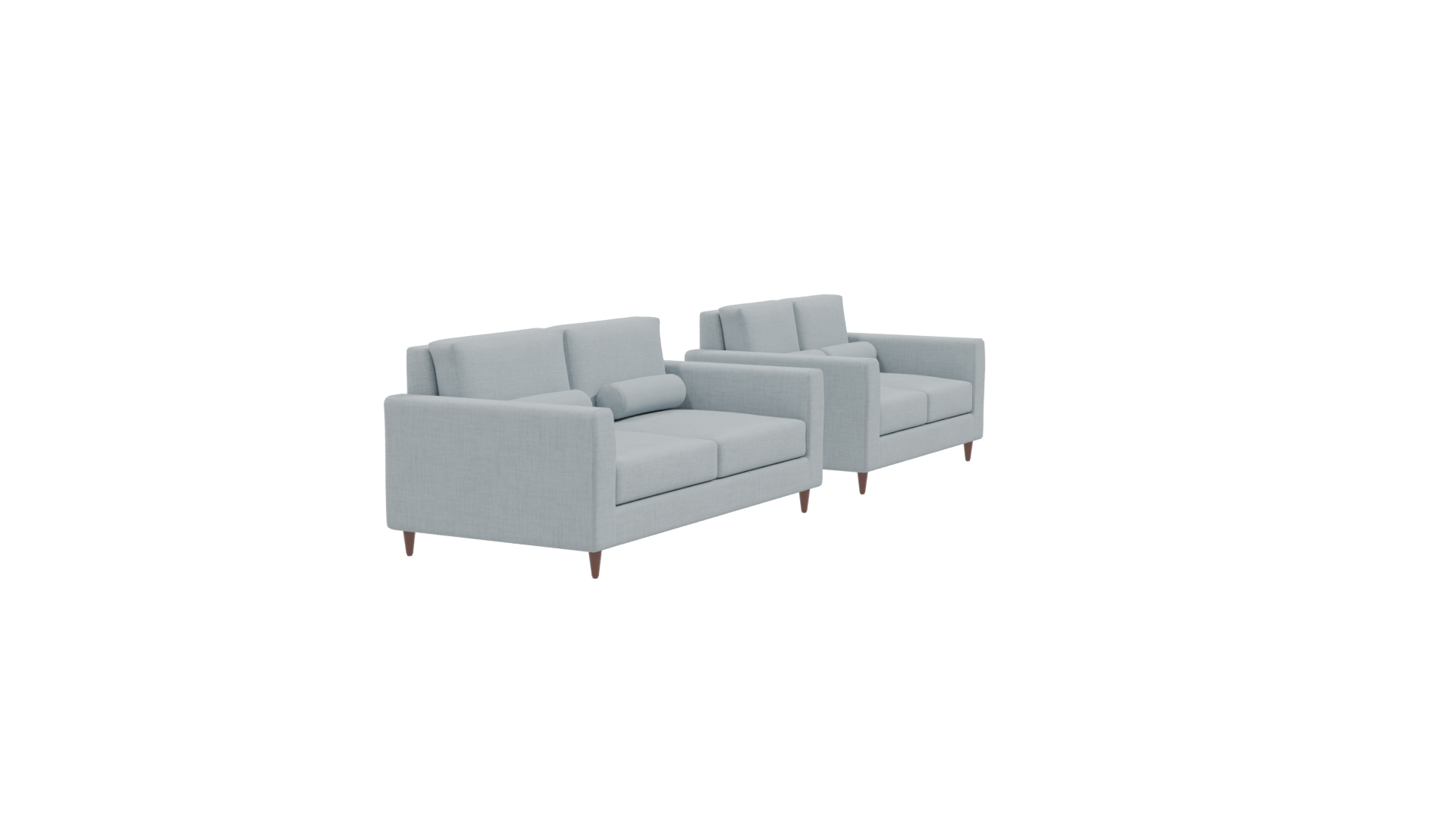 Stylish Modern Fabric Sofa Set 3D Model - Professional 3D Model Render 21
