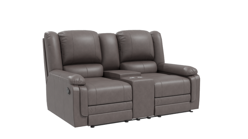 Reclining Love Seat Sofa 3D - Professional 3D Model Render 10