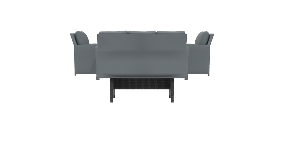 Stylish Outdoor Furniture Set 3D - Professional 3D Model Render 5