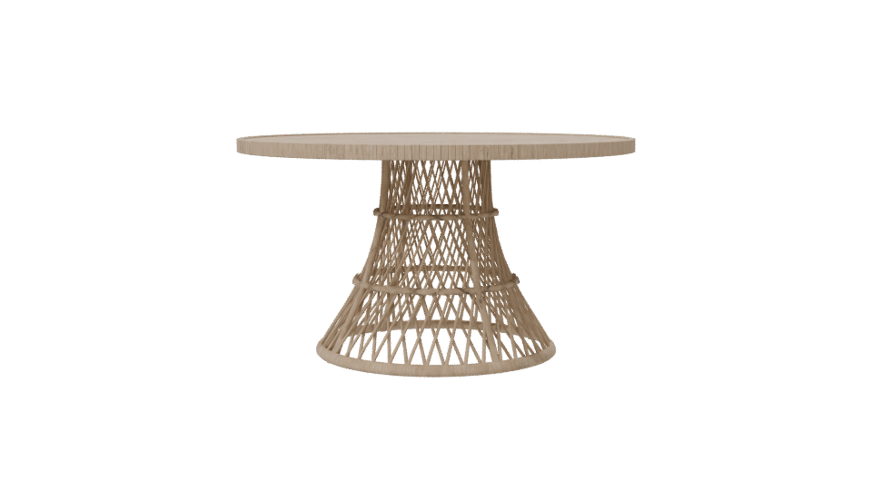 Stylish Round Dining Table 3D - Professional 3D Model Render 7