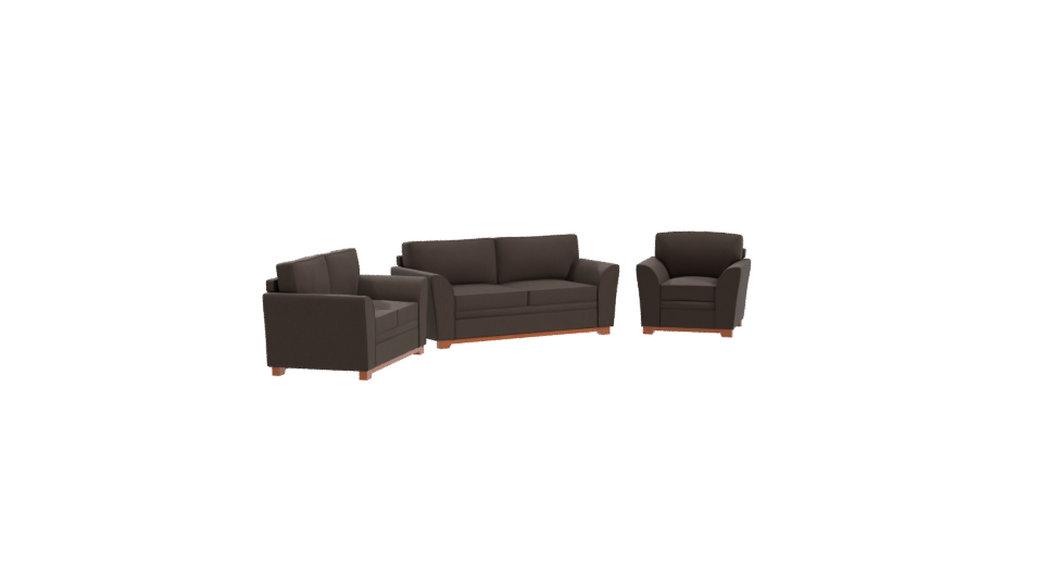 Elegant Sofa Set 3D Model - Professional 3D Model Render 10