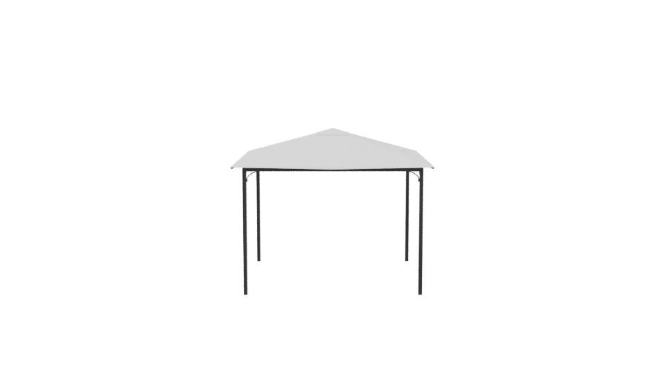 White Canopy Tent 3D Model - Professional 3D Model Render 5