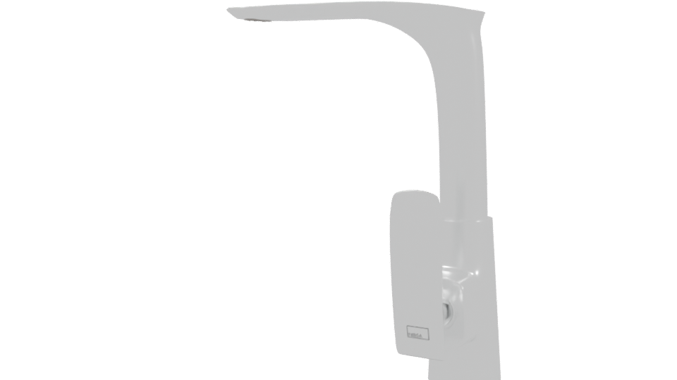 Sleek Kitchen Faucet Model 3D - Professional 3D Model Render 3