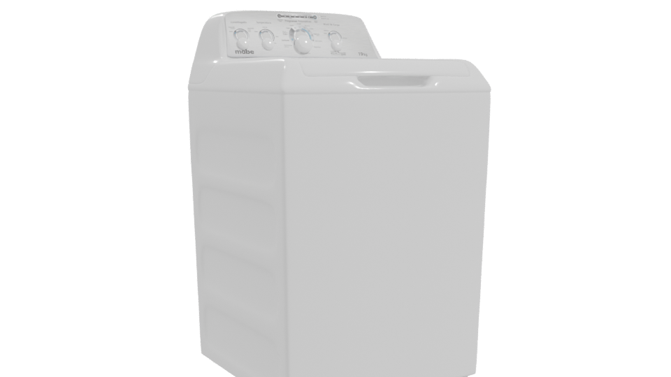 Top-Loading Washing Machine 3D - Professional 3D Model Render 10