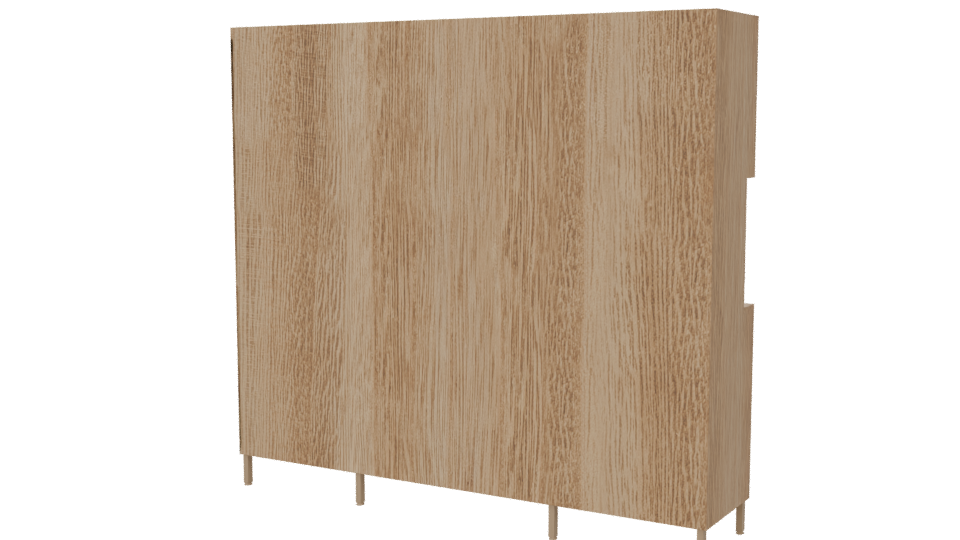 Stylish Modern Kitchen Cabinet 3D Model - Professional 3D Model Render 6