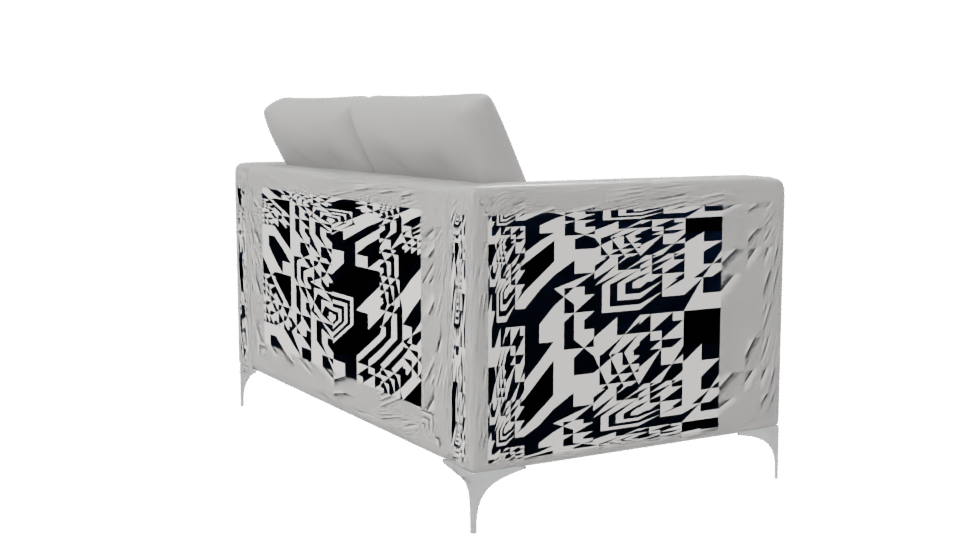Sofa Marina 2 Cpos White 3D - Professional 3D Model Render 7
