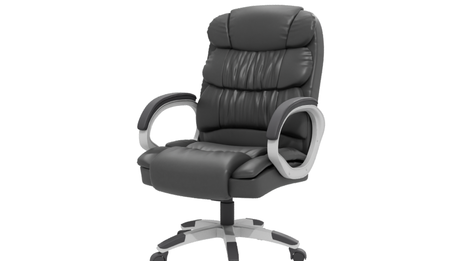 Stylish Executive Office Chair 3D Model - Professional 3D Model Render 12