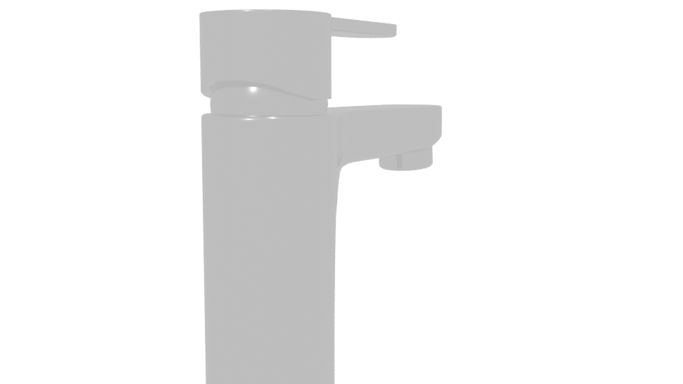 Stylish Metal Trash Bin Model - Professional 3D Model Render 6