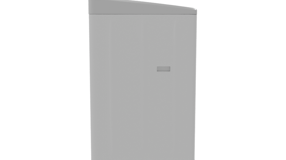 Compact Top-Load Washing Machine 3D - Professional 3D Model Render 8