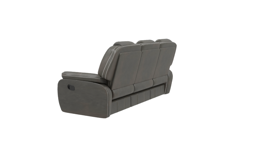 Luxury Reclining Sofa 3D Model - Professional 3D Model Render 3