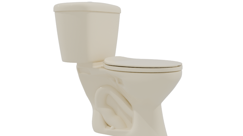 Stylish Bathroom Toilet Model 3D - Professional 3D Model Render 9