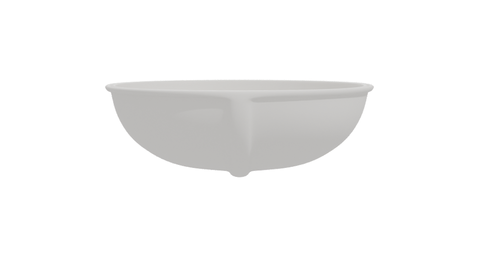 Stylish Minimalist Ceramic Bowl 3D Model - Professional 3D Model Render 11