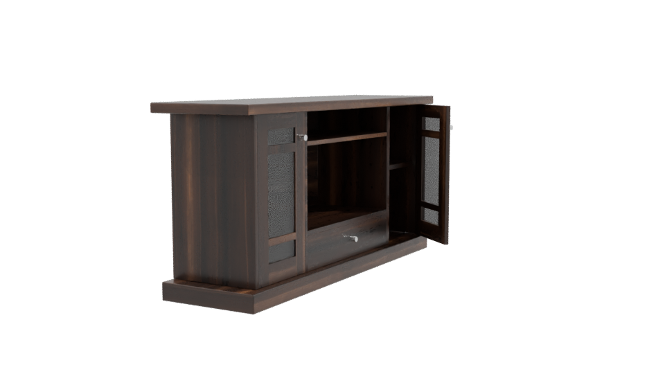 Stylish Wooden Console Table 3D - Professional 3D Model Render 9