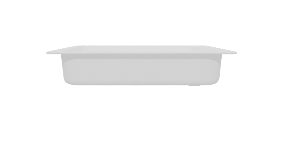 Stylish Rectangular Tray 3D Model - Professional 3D Model Render 5