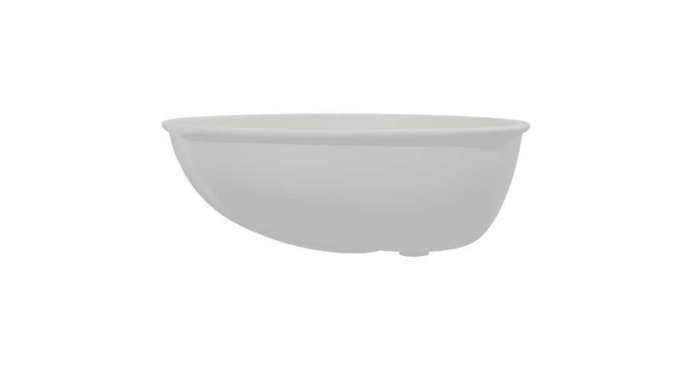 Stylish Minimalist Ceramic Bowl 3D Model - Professional 3D Model Render 13