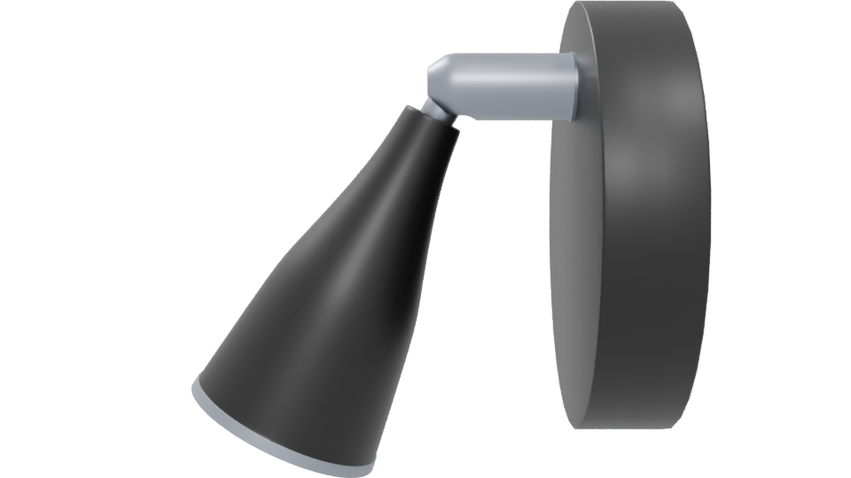 Sleek Wall Mounted Lamp Model - Professional 3D Model Render 5
