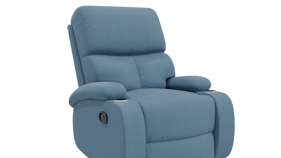 Luxurious Recliner Chair 3D Model - Professional 3D Model Render 10