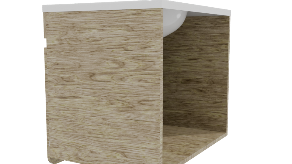 Elegant Modern Console Table 3D - Professional 3D Model Render 3