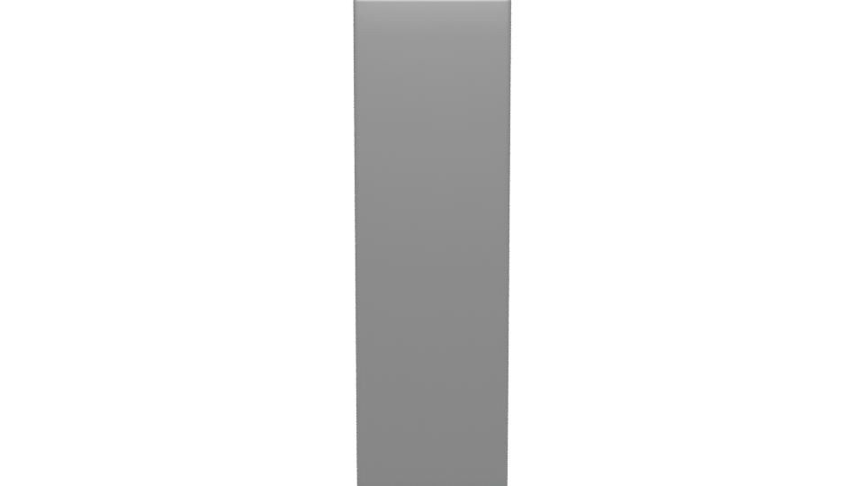 Sleek Stainless Steel Refrigerator 3D Model - Professional 3D Model Render 5