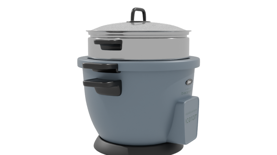 Ceramic Electric Cooker 3D Model - Professional 3D Model Render 9