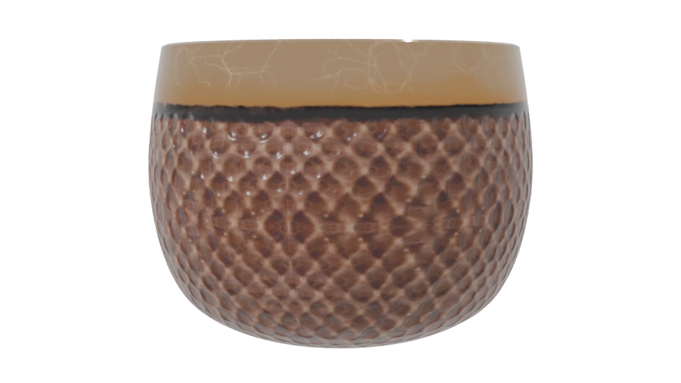 Elegant Textured Bowl Model - Professional 3D Model Render 7