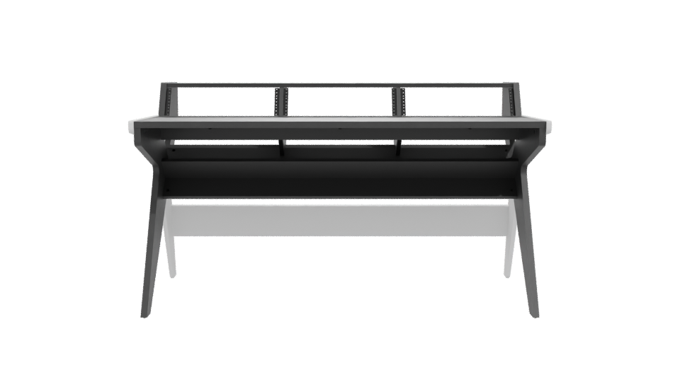 Minimalist Study Desk Model - Professional 3D Model Render 11