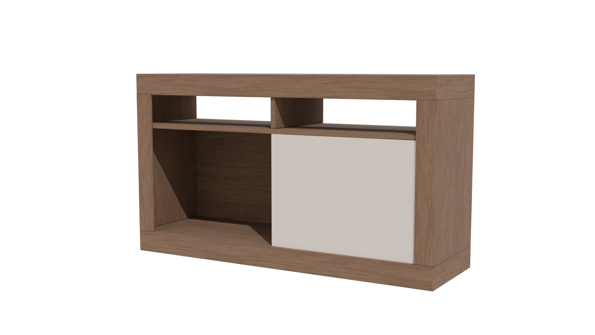 Stylish Wooden Console Table 3D Model - Professional 3D Model Render 12