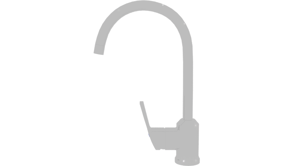 Stylish Kitchen Faucet 3D Model - Professional 3D Model Render 2