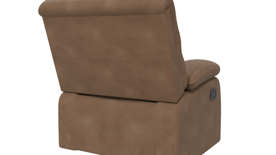 Stylish Reclining Armchair 3D - Professional 3D Model Render 6