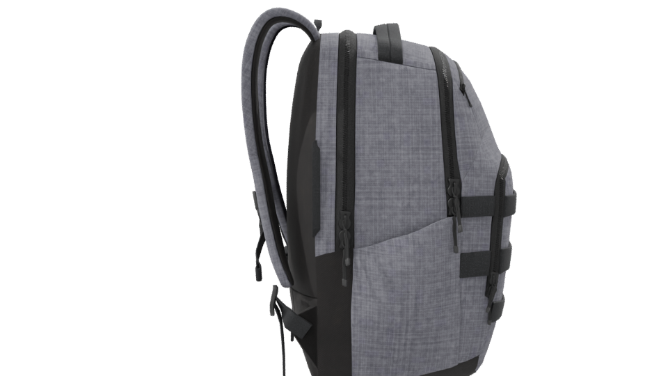 Stylish Everyday Backpack Model - Professional 3D Model Render 8