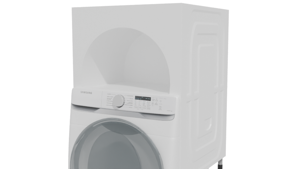 Samsung Digital Washer Dryer 3D Model - Professional 3D Model Render 12