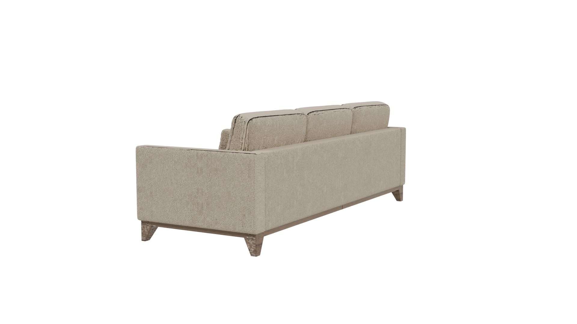 Lilyrose Beige Sofa 3D Model - Professional 3D Model Render 3