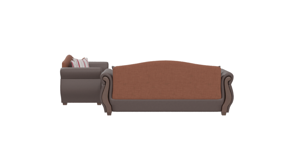 Elegant Leather Sofa Design 3D - Professional 3D Model Render 5