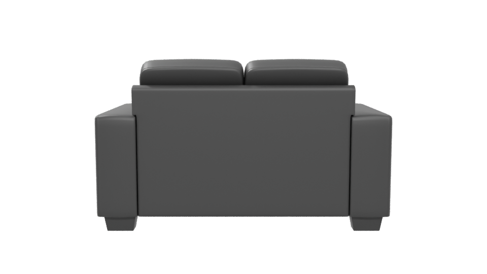 Minimalist Fabric Loveseat 3D Model - Professional 3D Model Render 5