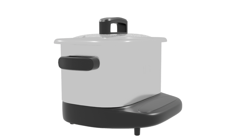 Stylish Multi-Cooker 3D Model - Professional 3D Model Render 9