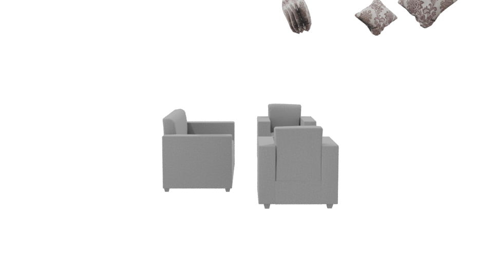 Stylish Modern Sofa Set 3D - Professional 3D Model Render 8