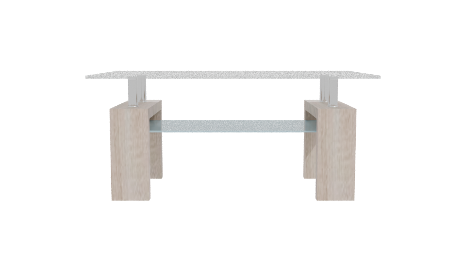 Beige Modern Coffee Table 3D - Professional 3D Model Render 11