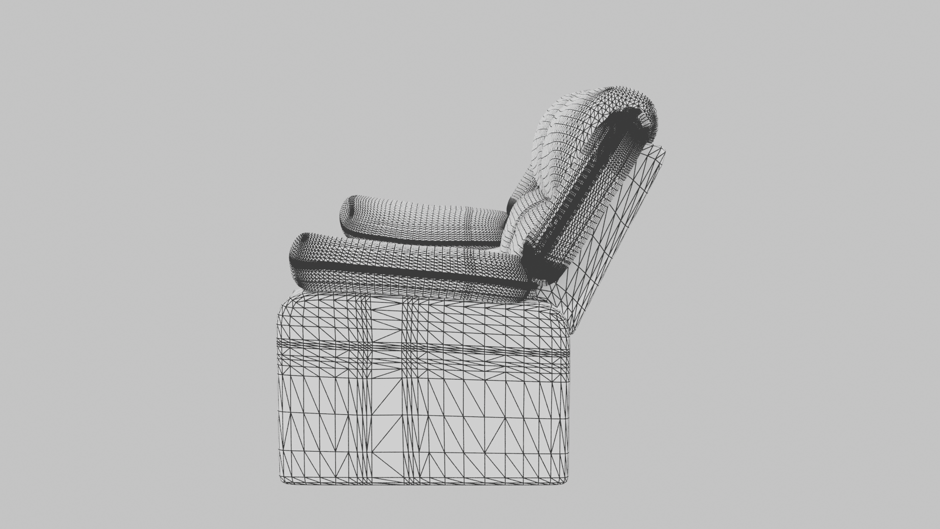 Stylish Modern Reclining Sofa 3D - Professional 3D Model Render 13