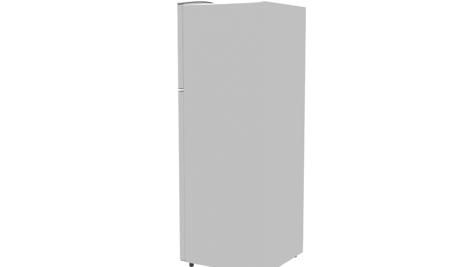 Modern Household Refrigerator 3D - Professional 3D Model Render 3