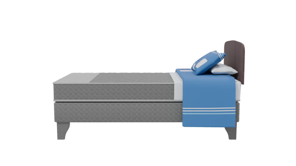 Stylish Bedroom Furniture Set 3D - Professional 3D Model Render 2