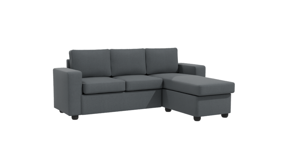 Stylish Sectional Couch 3D Model - Professional 3D Model Render 10