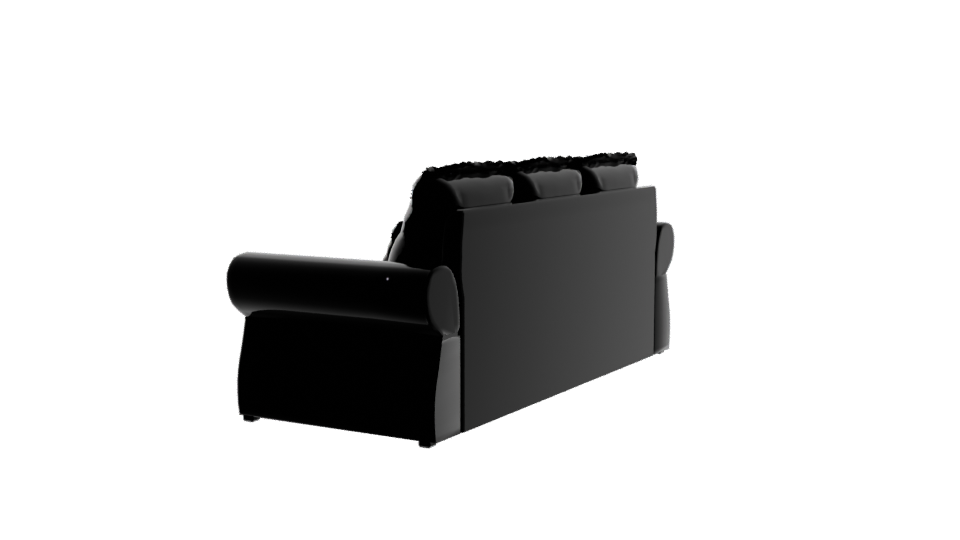 Elegant Vintage Sofa 3D Model - Professional 3D Model Render 3