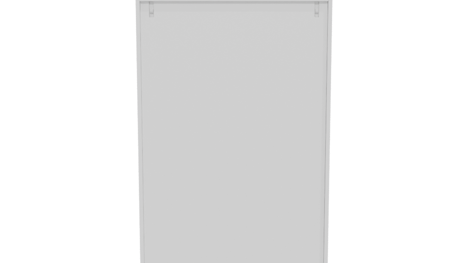 Sleek Minimalist Refrigerator 3D Model - Professional 3D Model Render 5