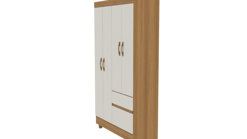 Stylish Modern Wardrobe 3D - Professional 3D Model Render 13