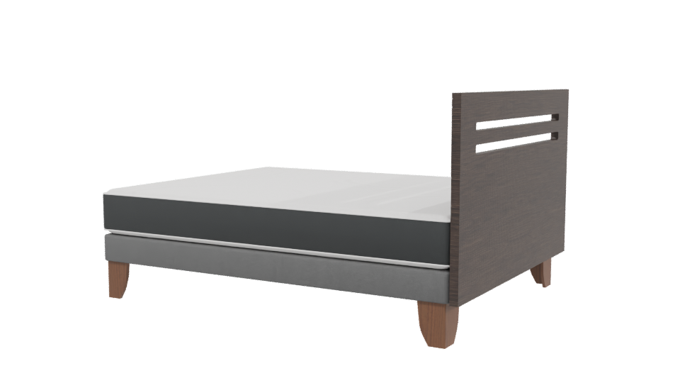 Stylish Bed Frame 3D Model - Professional 3D Model Render 3