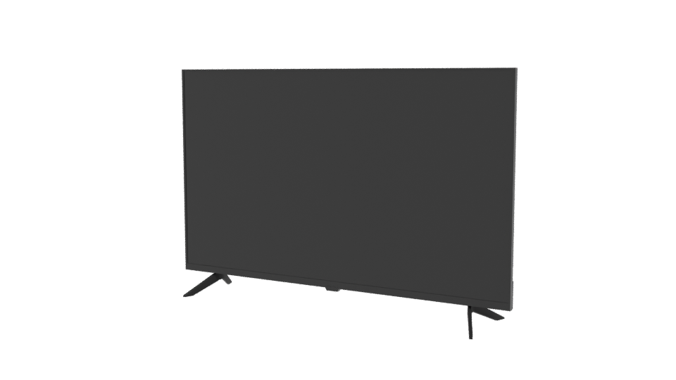 Sleek Modern Television Model - Professional 3D Model Render 12