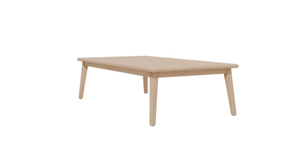 Sleek Modern Wooden Dining Table 3D Model - Professional 3D Model Render 13